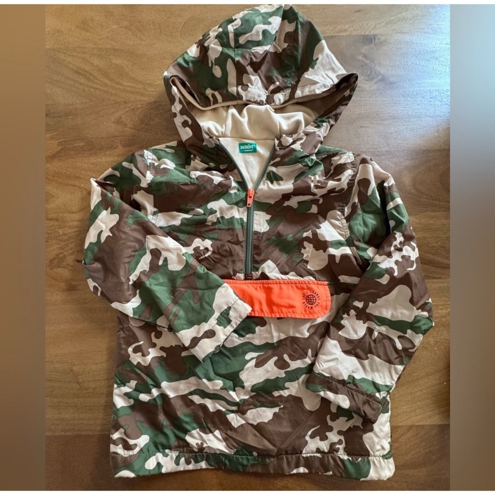 Garanimals boy windbreaker size 6 camouflage pattern